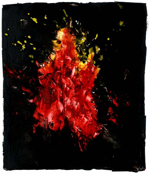YuccaL 0220, Oil on paper, 54x45,5 / 70x60 (cm)